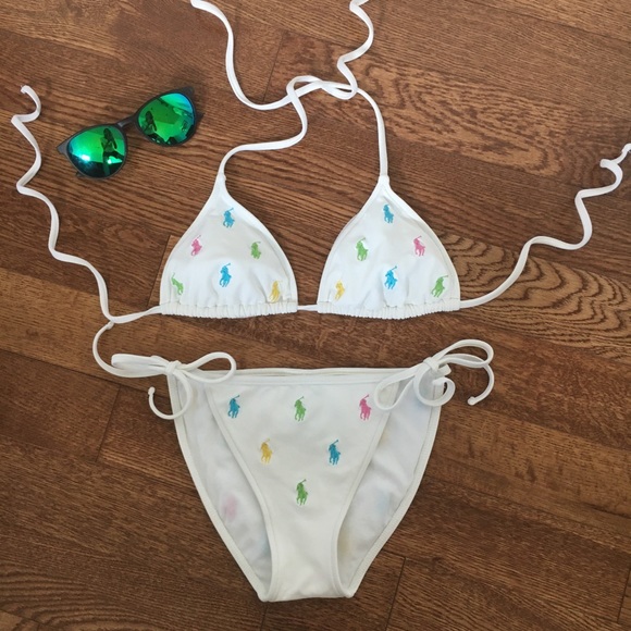 Ralph Lauren Other - Ralph Lauren logo embroidered bikini sz XS